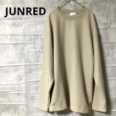 【JUNRED✨ジュンレッド】トレーナー/スウェット(L)ベージュ/ゆったり