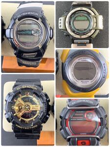 1000円~●★動作未確認★腕時計 CASIO G-SHOCK Baby-G DWX-110PS GD-400 BGP-101 他 デジタル 中古 現状品★okoy3336469-89★ot6413