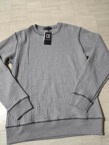 サイズ：48 タグ付き未使用品　定価:9790円　MK MICHEL KLEIN HOMME ミッシェルクランオム　ワッフルカットソー　長袖