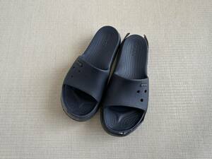 Crocs　クロックバンド3.0スライド　ブラック　Ｍ６Ｗ８　24.0ｃｍ