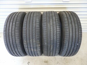 良質 国産 グッドイヤーefficientgrip 205/60-16 205/60R16 4本SET バリ溝 2022年製 ヴォクシー ノア プリウスα ステップワゴン 