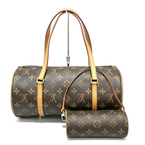 ルイヴィトン【LOUIS VUITTON】モノグラム パピヨン30 M51385 ポーチ付き 親子 ハンドバッグ ヴィンテージ 17958