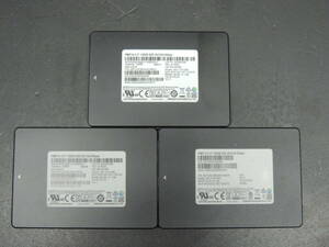 【3台まとめ売り/検品済み】SAMSUNG SSD 128GB MZ7LN128HAHQ-000L2/00000 (使用時間：1889h・2283h・2754h) 管理:ス-85