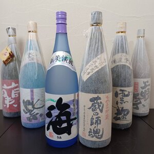 未開栓 芋焼酎 1800ml 6本セット 大海酒造 海/小正醸造 蔵の師魂/種子島酒造 紫 他 【同梱不可】 A250110-3-A