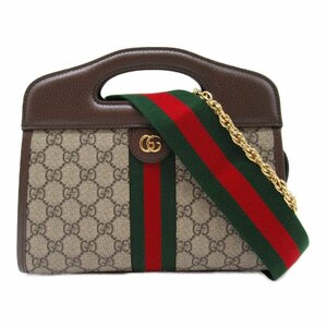 グッチ 2wayショルダー バッグ ブランドオフ GUCCI キャンバス 2wayショルダーバッグ コーティングキャンバス/レザー 中古 レディース