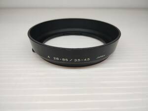 MINOLTA　A 28-85/3.5-4.5　レンズフード　プラスチック製 ミノルタ　カメラ