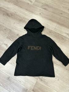 FENDI フェンディ ロゴ パーカー プルオーバー ブルゾン 上着 アウター フード 畠CY1153-17