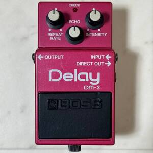 希少 動作品 BOSS ボス Delay ディレイ DM-3 日本製 エフェクター 1984年