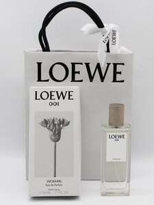 ☆１スタ!!【残量9割程】LOEWE ロエベ 001 WOMAN オードゥパルファム 50ml 香水 フレグランス 香水 ユニセックス 中古品 ｋ25-280