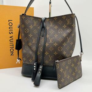 【希少・レア】LOUIS VUITTON ルイヴィトン イドールNN 14GM ハンドバッグ モノグラム ポーチ付属　M94542 DU0194 ブラウン　ブラック