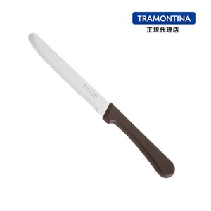 【クーポン使用で20％OFF】TRAMONTINA トマトナイフ ( ベジタブルナイフ ) プレナス 5インチ 黒【TW12】