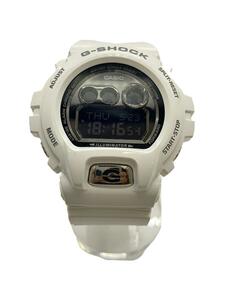 CASIO◆クォーツ腕時計・G-SHOCK/デジタル/ラバー/WHT/WHT