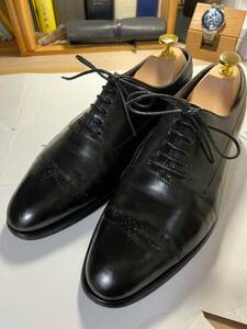 JOHN LOBB year model 2003 UK7E BLACK 7000 ジョンロブ 希少 シューツリー付き