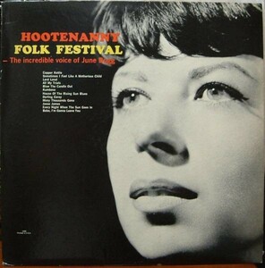 LP レア FOLK 即決 JUNE BUGG HOOTENANNY FOLK FESTIVAL