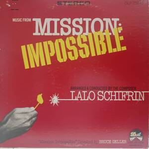 米DOTオリジLP！深溝あり！Lalo Schifrin / Music From Mission: Impossible 67年 DLP 25831 スパイ大作戦 Bud Shank, Bill Plummer(Sitar)