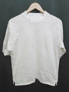 ◇ UNITED ARROWS ユナイテッドアローズ 五分袖 Tシャツ カットソー アイボリー系 レディース P