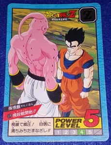 即決 BANDAI バンダイ 1995 カードダス ドラゴンボール スーパーバトル カード 孫悟飯 579 視殺戦開始！！