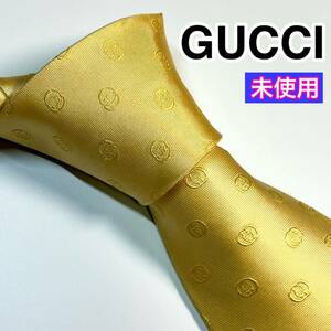 未使用 GUCCI グッチ ネクタイ 高級シルク　GG柄