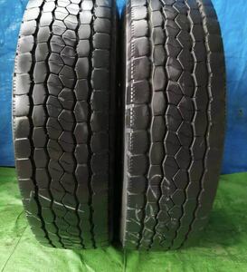 245/80R17.5 133/131J ブリジット　M800ミックストラックタイヤ　2本 8〜9mm 送料無料