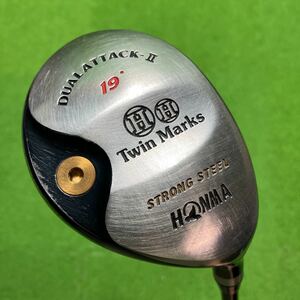 AU-059 HONMA ホンマ TwinMarks DUALATTACK-Ⅱ ユーティリティ 19° オリジナルシャフト カーボン フレックスR 全国送料無料