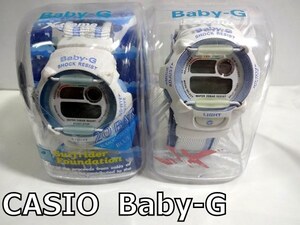 X4K099◆新品未使用まとめ売り◆ カシオ CASIO ベビーG Baby-G Baby-G BGX-110V-2T BG-370SR-2T デジタル 腕時計 ケース付き 2本セット