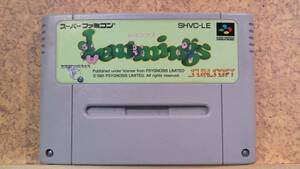 ◆SFC レミングス Lemmings サンソフト SUNSOFT 名作 希少 レア