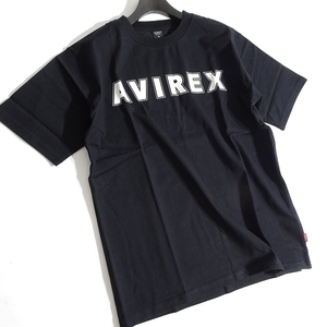 AVIREX アヴィレックス 新品 ベーシックデザイン 綿100% ロゴプリント クルーネック Tシャツ カットソー 6123353 09 M ▲013▼kkf420us