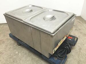 ※◆DB2604 | 電気卓上フードウォーマー TEW ニチワ 湯煎機 W350×D580×H275mm 中古 業務用