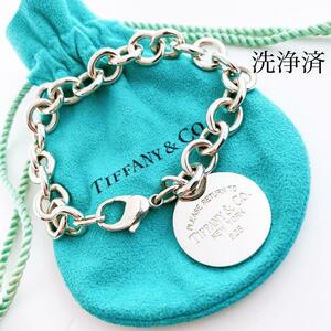 【洗浄済】ティファニー Tiffany 925 ブレスレット シルバー Y317 アクセサリー リターントゥ ジュエリー