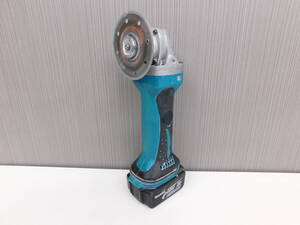 makita GA402D 100mm 充電式ディスクグラインダ 18V 動作確認済 バッテリー付き マキタ 工具 激安1円スタート 