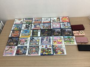 ◯営HM143-A2T80【埼玉発】NintendoDS、3DS 本体4台+ソフト29本まとめ売り 3DS本体裏面膨張有 全通電動作未確認品 現状品