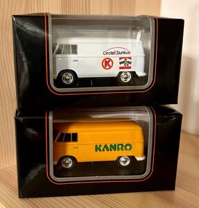 【USED】京商 1/64 サークルKサンクス フォルクスワーゲン ワーゲンバス VOLKSWAGEN 非売品 KYOSHO カンロ KANRO