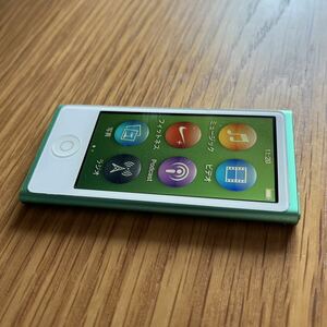 【Apple アップル】iPod nano 第7世代 MD478J グリーン 緑 16GB 中古品本体のみ 生産終了品 追跡付送料無料