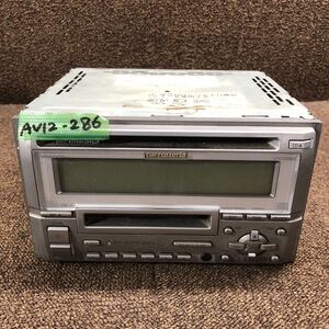 AV12-286 激安 カーステレオ Carrozzeria Pioneer FH-P555MD ALMK073120JP CD MD FM/AM プレーヤー オーディオ 通電未確認 ジャンク