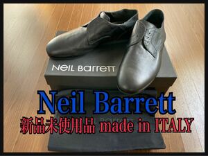 NEIL BARRETT イタリア製 レザーシューズ 新品未使用品 箱付き ニールバレット 100%正規品 made in ITALY コレクションブランド 格安出品