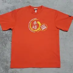 JUIC　ジュウイック　Tシャツ　L　オレンジ　卓球　ピンポン