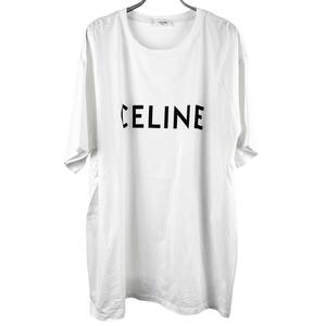 Celine(セリーヌ) Logo Oversized Shortsleeve T Shirt 19SS (white) 2