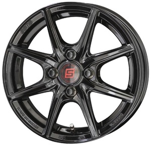 [業販限定販売] [新品] [14インチ] [SEIN EK (BLACK EDITION)] [5.5J+43] [165/70R14] [キューブ/マーチ] [ENKEI製 MAT製法] [ブラック]