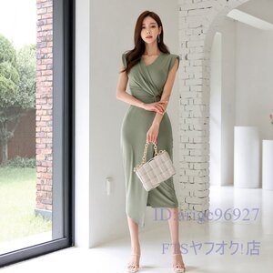 U836☆新品ワンピース◇ladies レディースきれいめ 披露宴 dress OL 良質 ◇素敵 sexy 美ライン