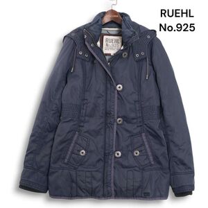 RUEHL No.925 ルールナンバー925 秋冬★ ダウン ブルゾン ジャケット パーカー Sz.M レディース 紺　K4T02253_C#N