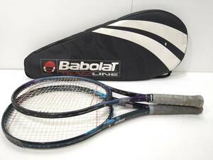 A140 Prince THUNDER STICK PRECISON GRAPHITE PRO640PL テニスラケット 2本　Babolat ラケットケース　まとめてセットで 現状渡し