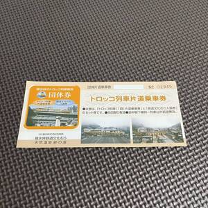 使用済み 碓氷峠鉄道文化むら トロッコ列車片道乗車券 記念