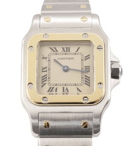 カルティエ Cartier サントス ガルベ W20012C4 Cartier Santos クォーツ 腕時計 レディース 白