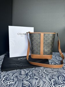 CELINE セリーヌ Triomphe ハンドバッグ ショッピングバッグ ショルダーバッグ バケツ