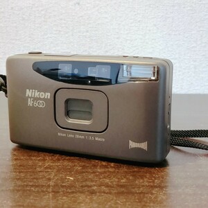 Nikon PANORAMA AF600 ニコン コンパクトフィルムカメラ Lens28mm 1:3.5 Macro　Y1045