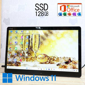 ★美品 高性能7世代i3！新品SSD128GB★Q738/SE Core i3-7130U Webカメラ Win11 MS Office 中古品 ノートPC★P72157