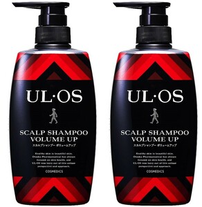 【ポンプ2個セット】 UL・OS (ウルオス) 【ボリュームアップ】 スカルプシャンプー リンス不要 メンズ 【ウル・オス ボリュームアップ 】