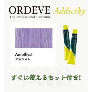 ミルボン オルディーブ アディクシー ヘアカラー ヘアカラー剤 おしゃれ染め ロング用 すぐに使えるセット付 アメジスト 13