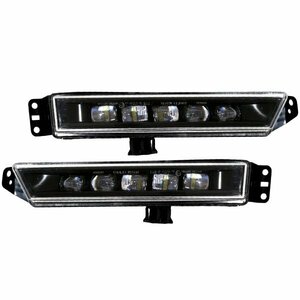 純正タイプ LED フォグランプ 左右セット L/R ヴェゼル RU1/RU2/RU3/RU4 クリア × インナーブラック ホンダ STANLEY W3742