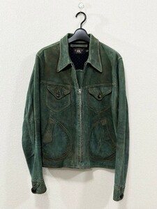 RRL 名作 ウエスタンレザージャケット ラルフローレン　ダブルアールエル